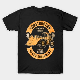 Bulldozer Service construction T-Shirt